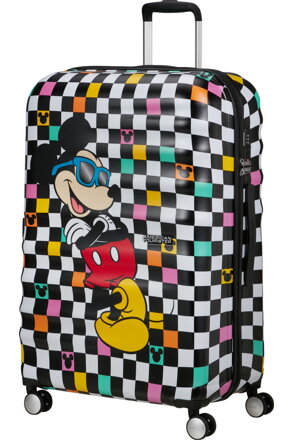 American Tourister Wavebreaker Disney FL spinner 77 Mickey Check cestovní kufr